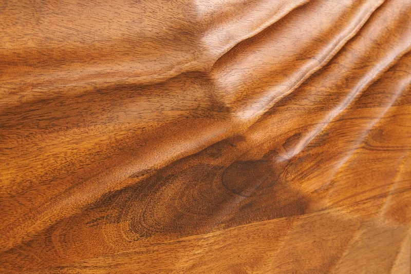 Buffet massif SCORPION 180cm marron suspendu en manguier avec sculptures 3D
