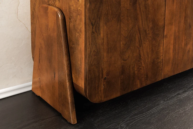 Buffet massif BRASIL 175cm en manguier marron six compartiments