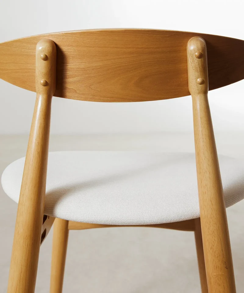 Silla de Comedor en Madera Acolchada Kyoto