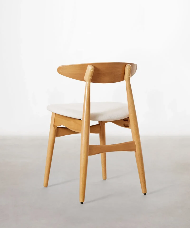 Silla de Comedor en Madera Acolchada Kyoto
