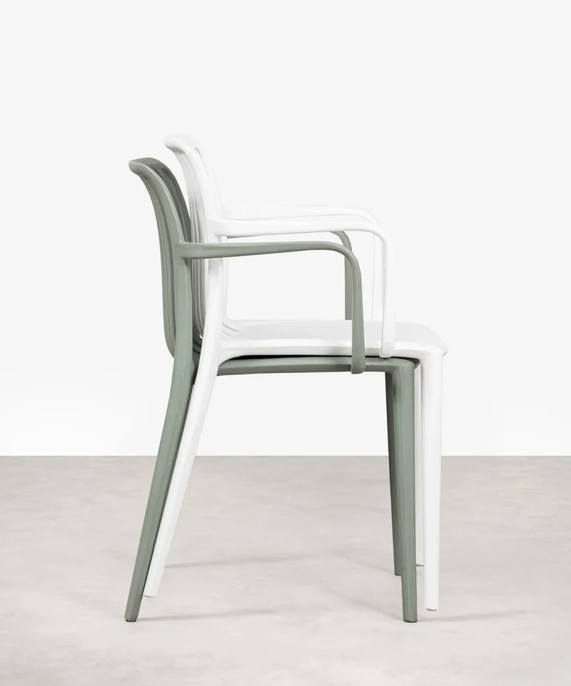 Silla de Polipropileno con Reposabrazos Kora Arms