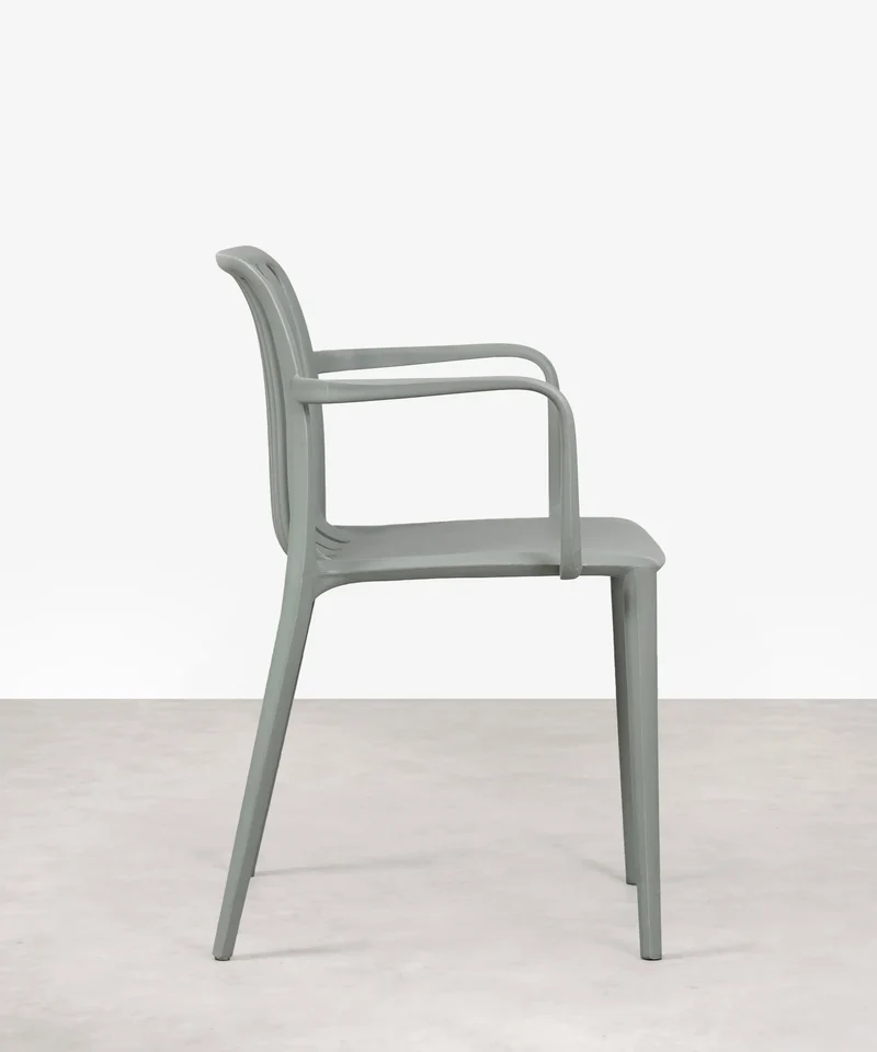 Silla de Polipropileno con Reposabrazos Kora Arms