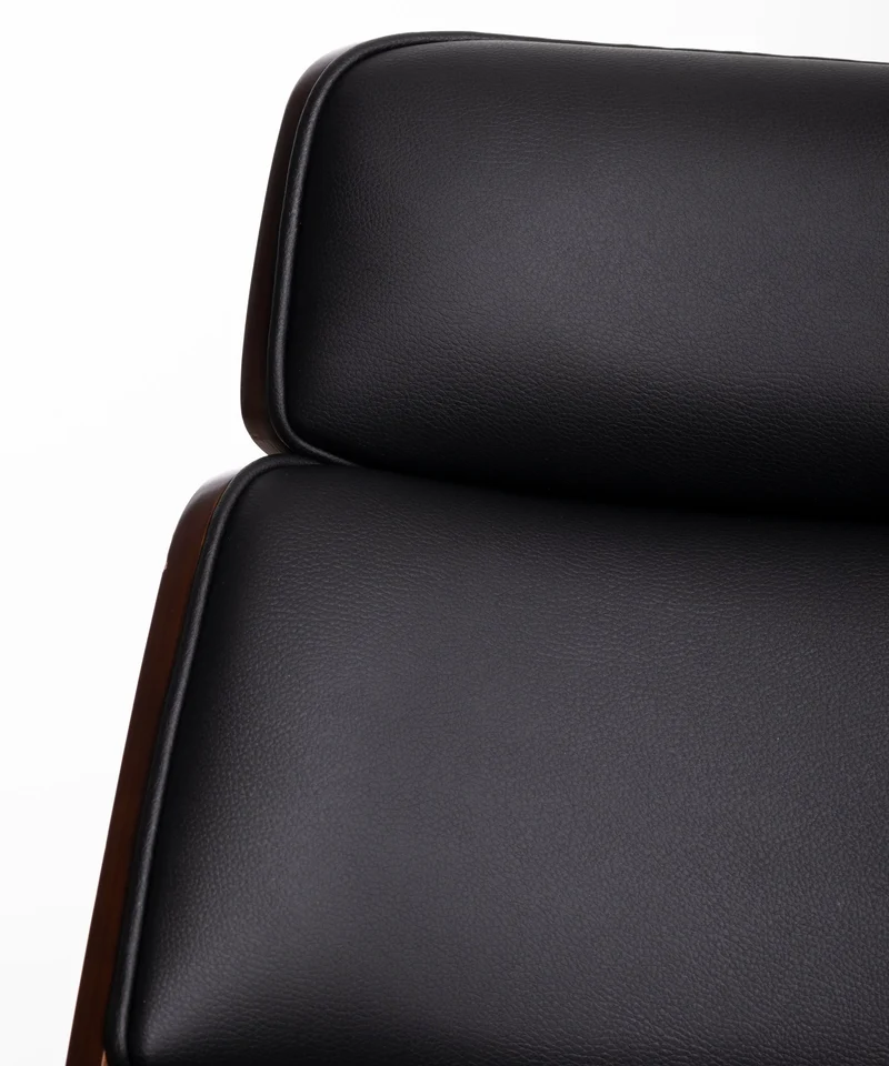 Silla de Escritorio de Polipiel y Madera Shiro