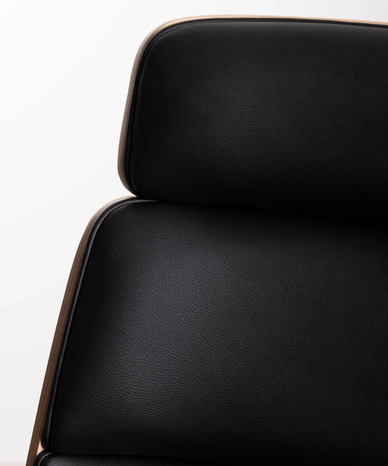 Silla de Escritorio de Polipiel y Madera Shiro
