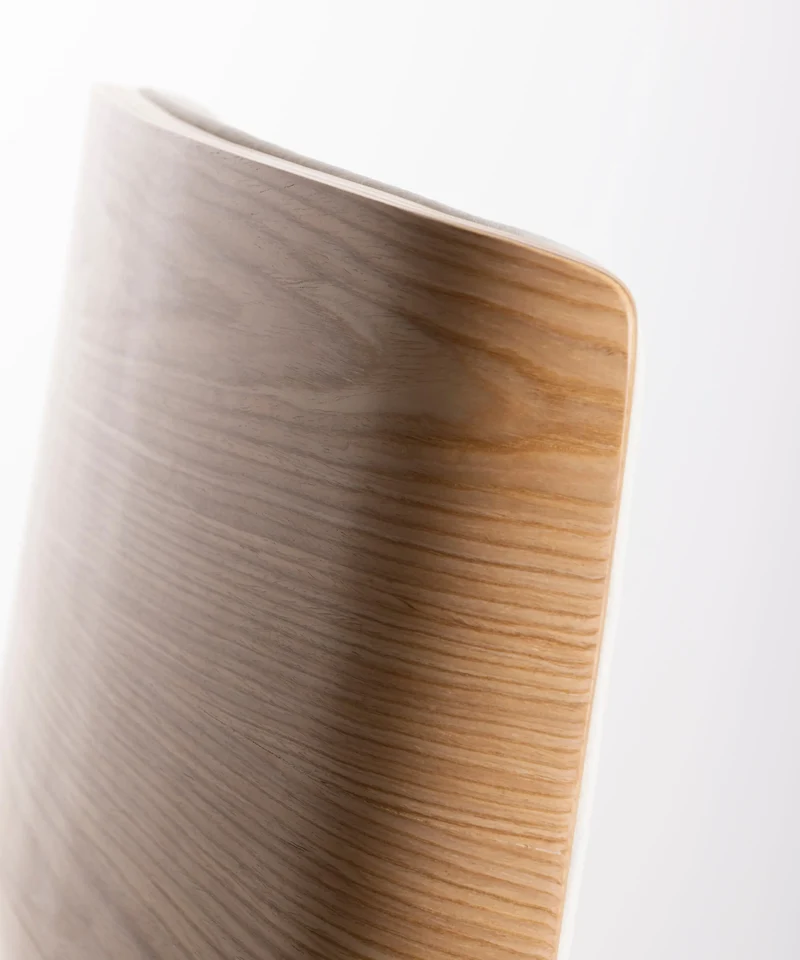 Silla de Escritorio de Polipiel y Madera Lyssa High