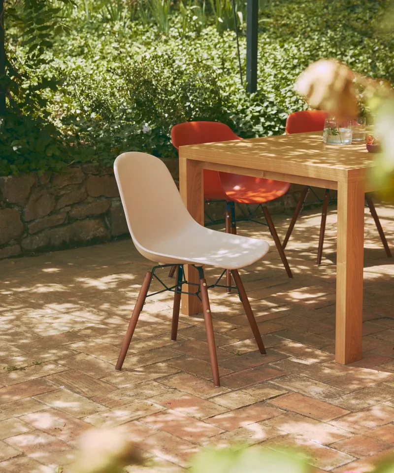 Silla de Polipropileno y Madera Elon