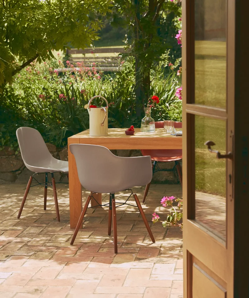 Silla de Polipropileno y Madera Elon
