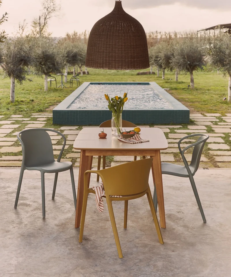 Silla de Polipropileno con Reposabrazos Gigi