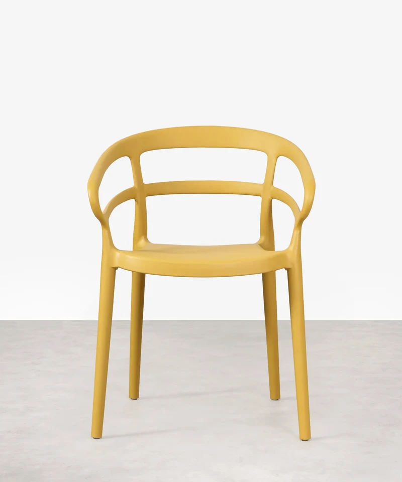 Silla de Polipropileno con Reposabrazos Nil