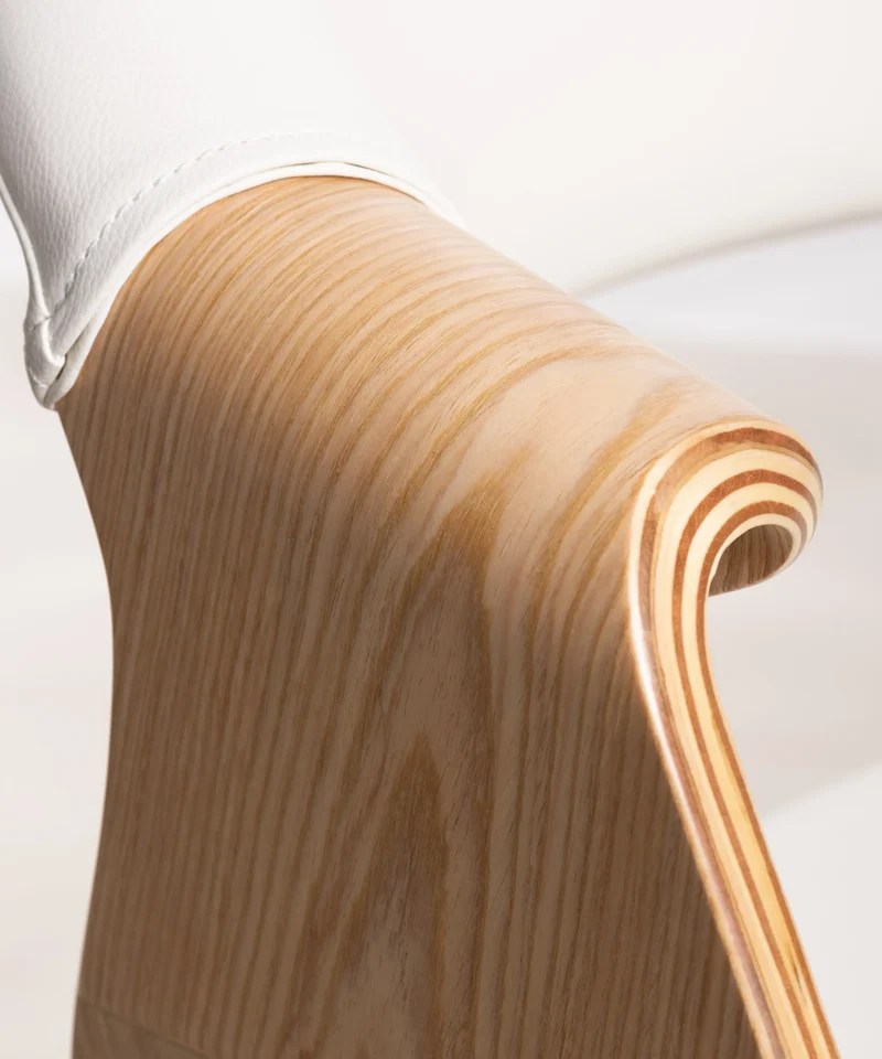Silla de Comedor en Madera y Polipiel Binsa