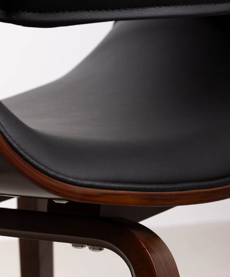 Silla de Comedor en Madera y Polipiel Binsa