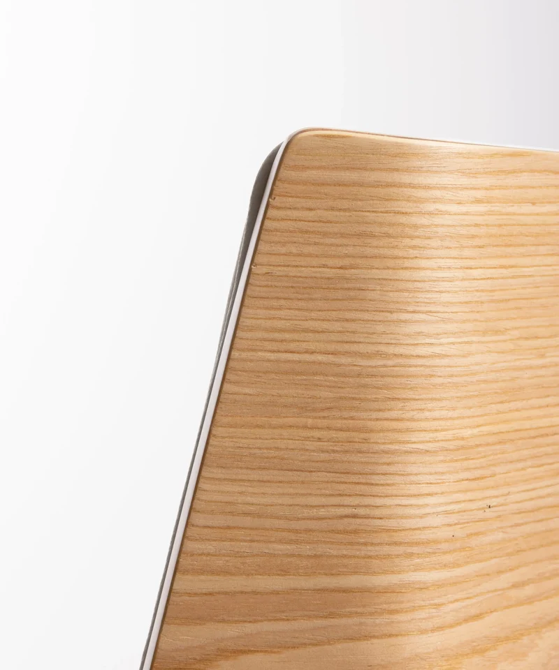 Silla de Escritorio de Polipiel y Madera Lyssa