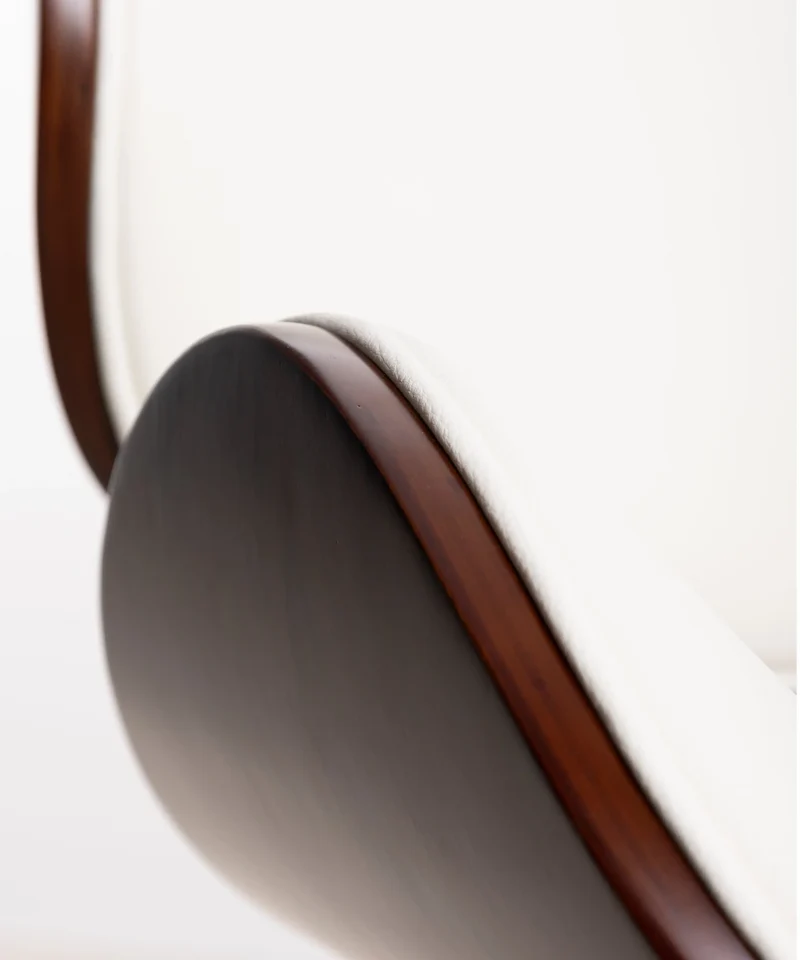 Silla de Escritorio de Polipiel y Madera Shelley