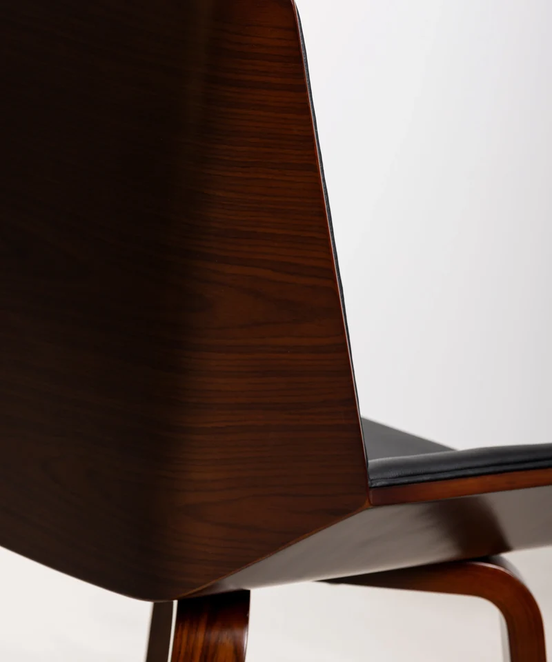 Silla de Comedor en Madera y Polipiel Lyssa