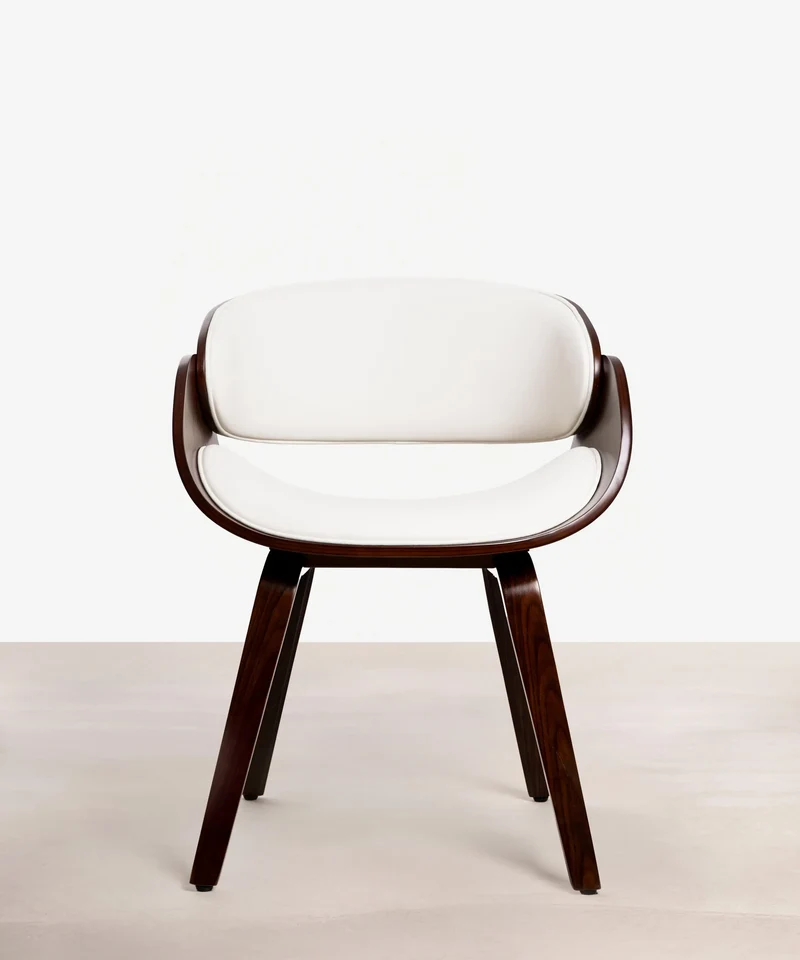 Silla de Comedor en Madera y Polipiel Debbie