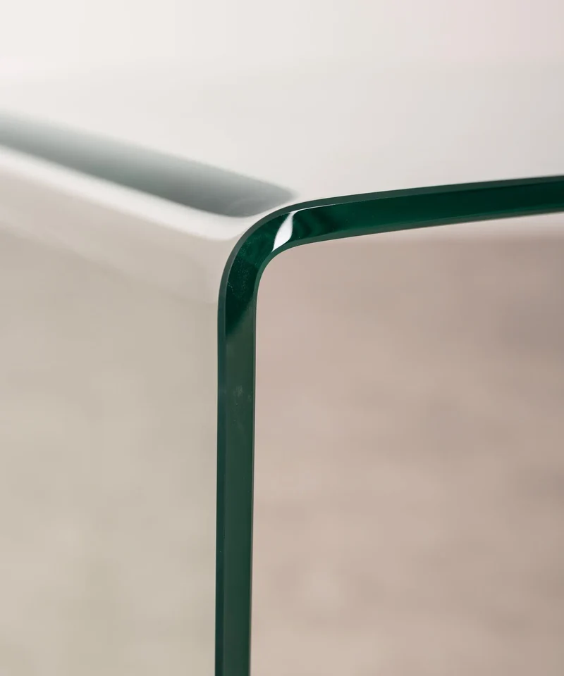 Mesa de Centro Rectangular de Cristal Templado Cheval (100 cm)