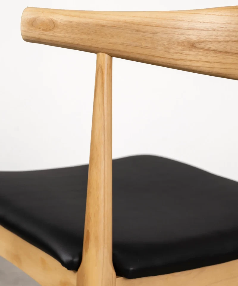 Silla de Comedor en Madera y Polipiel Denver
