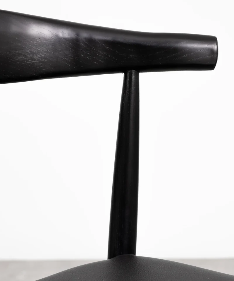 Silla de Comedor en Madera y Polipiel Denver
