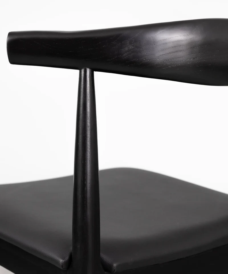 Silla de Comedor en Madera y Polipiel Denver