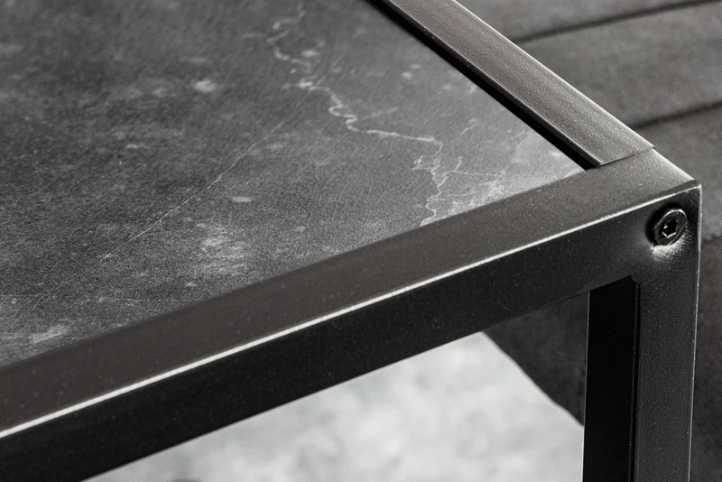 Table de bar moderne SLIM LINE 120cm table de bar en métal graphite