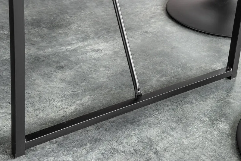Table de bar moderne SLIM LINE 120cm table de bar en métal graphite