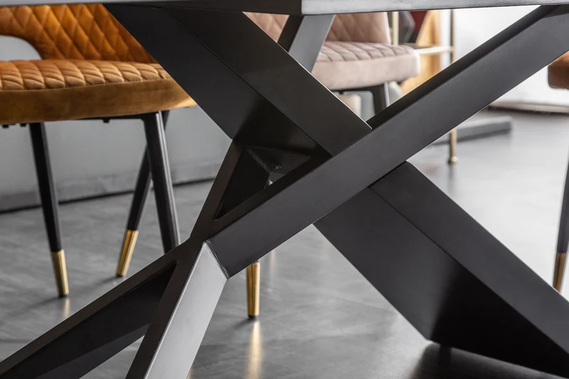 Table à manger extensible EUPHORIA 180-220-260cm céramique taupe anthracite fabriquée en Italie