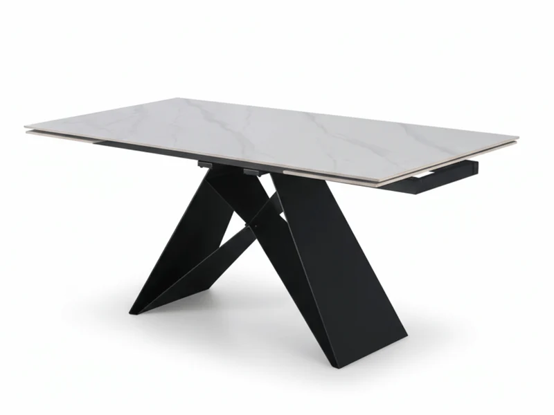 Table à manger extensible MASDAR en céramique – 180 cm fermée / 260 cm ouverte