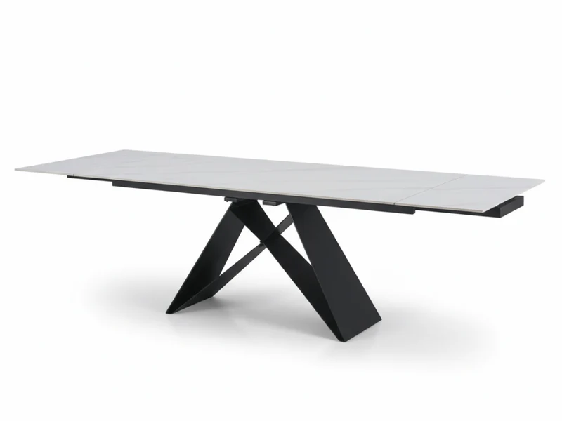 Table à manger extensible MASDAR en céramique – 180 cm fermée / 260 cm ouverte
