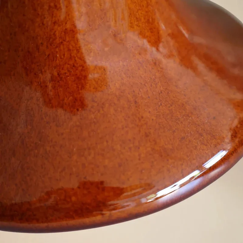 SUSPENSION ÉMAILLÉE - TERRE BRÛLÉE