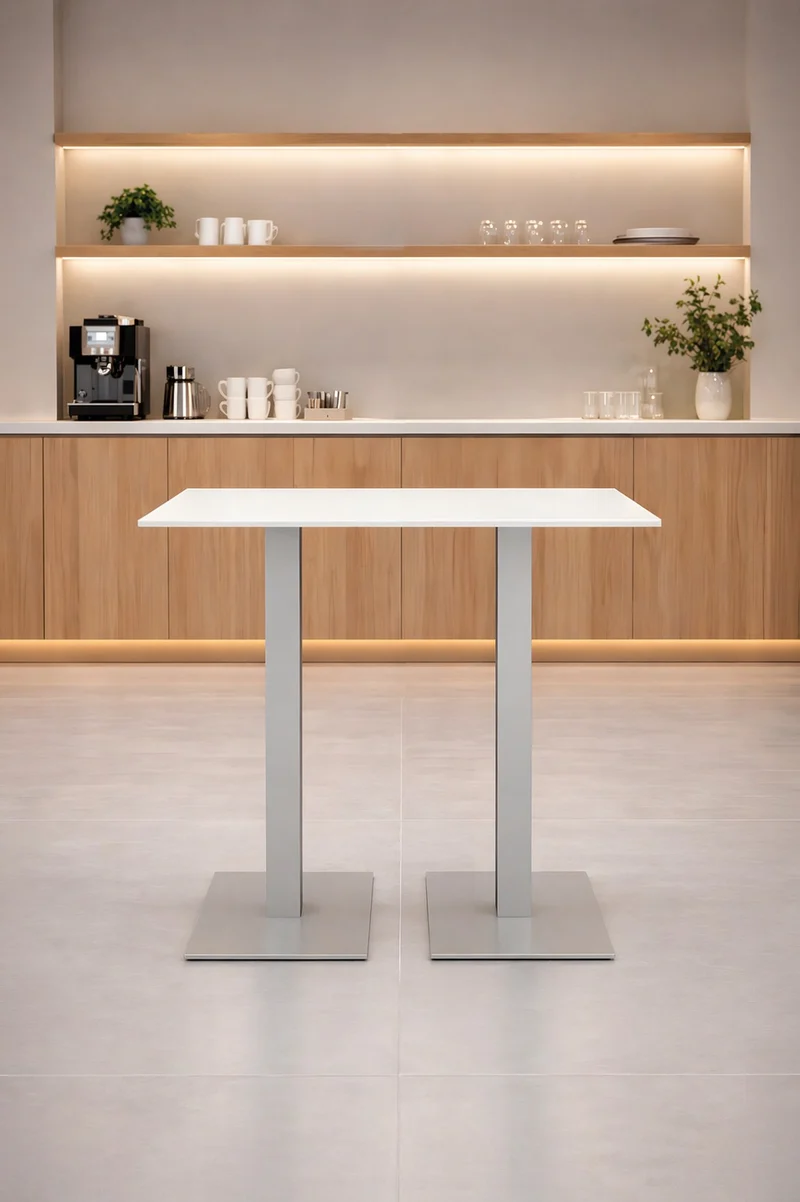 Table haute rectangulaire Newline