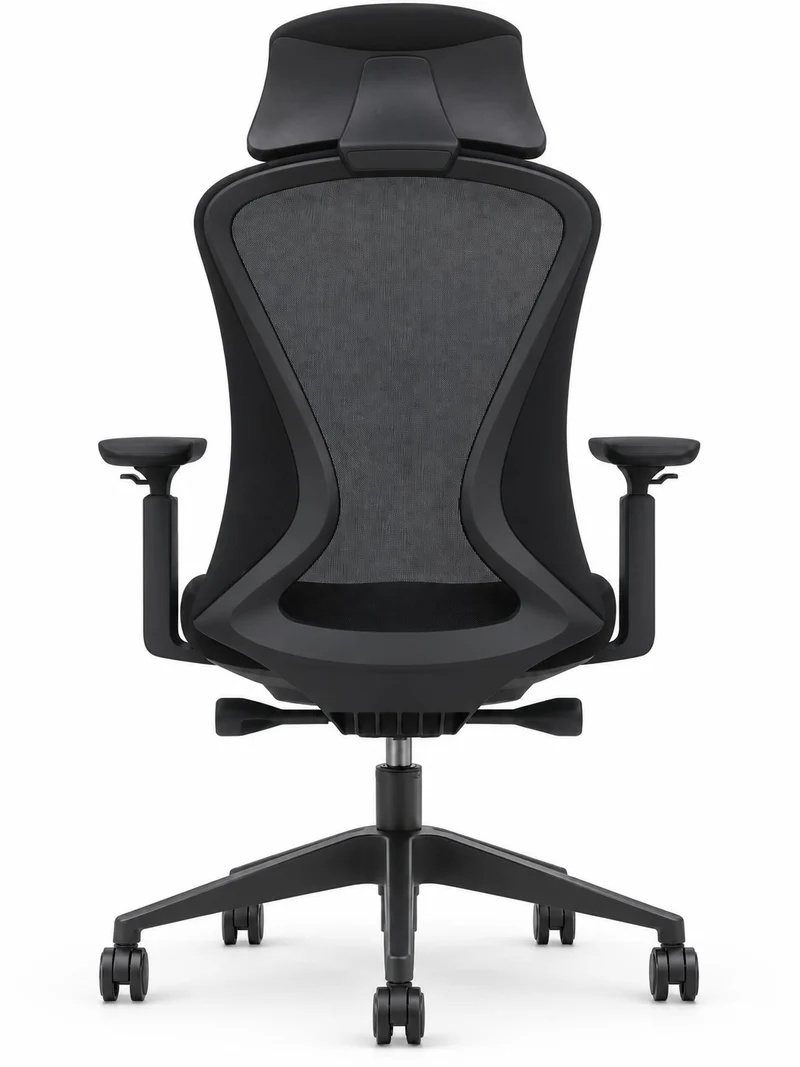 Fauteuil de bureau Designer ergonomique – Appui-tête et accoudoirs 3D