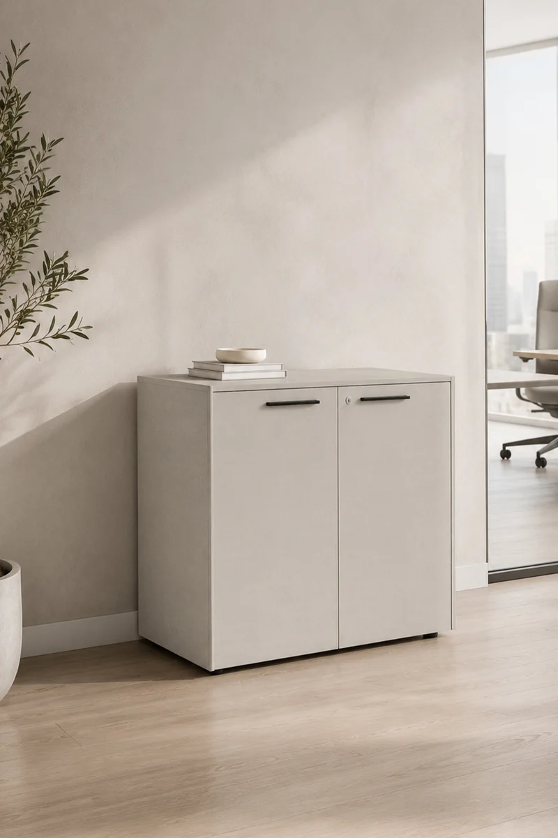 Armoire basse Passe Partout 2 portes - L90 x H79.5