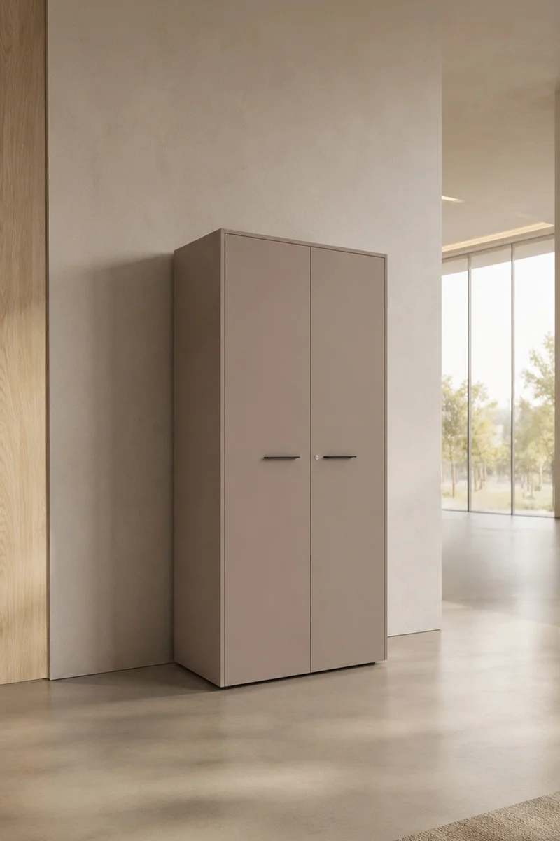 Armoire haute Passe Partout 2 portes - L90 x H195
