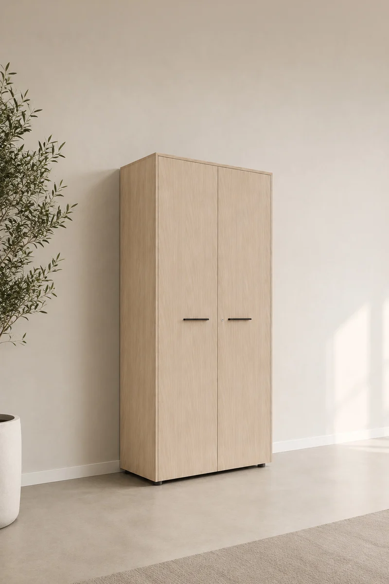 Armoire haute Passe Partout 2 portes - L90 x H195