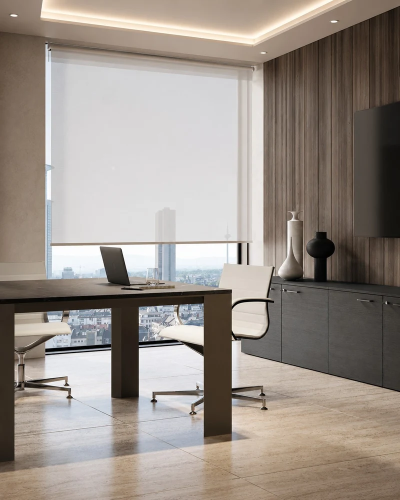 Table de réunion ONO Métal avec plateau HPL - 8 à 10 personnes