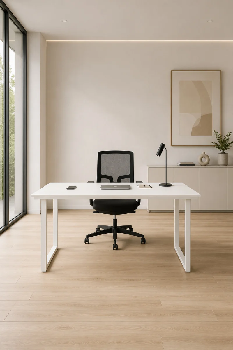 Bureau professionnel Be.1 Frezza – Piètement noir ou blanc