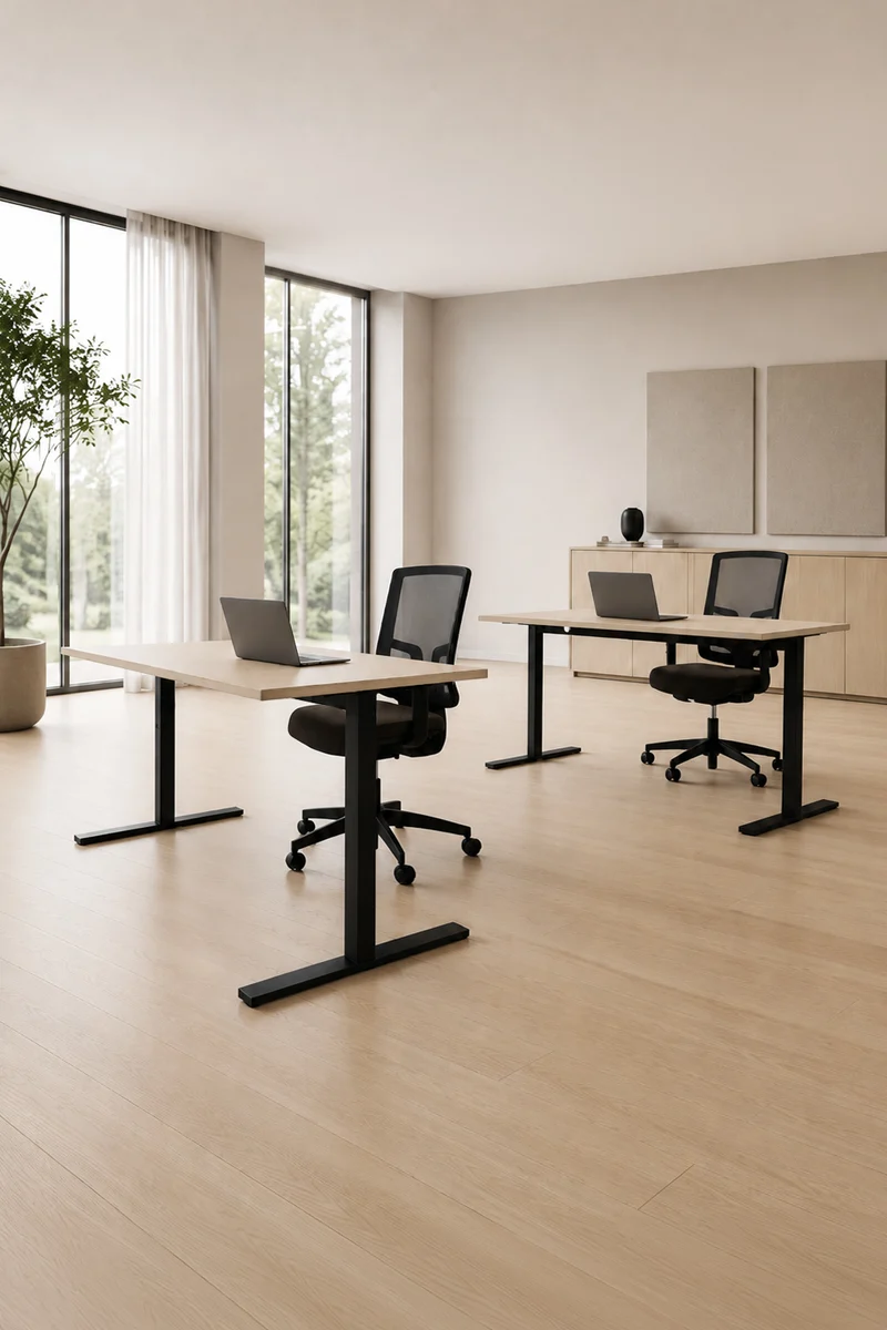 Bureau droit professionnel Pop Tee – L120 à L180 cm