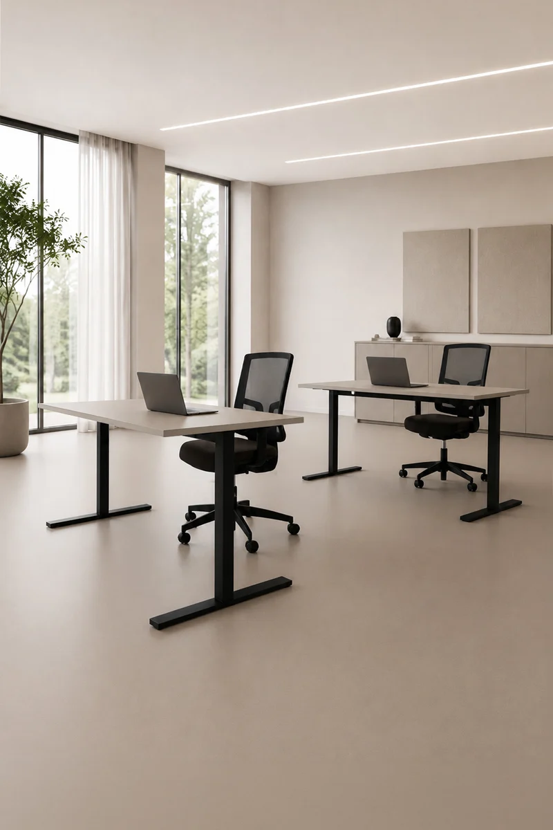 Bureau droit professionnel Pop Tee – L120 à L180 cm