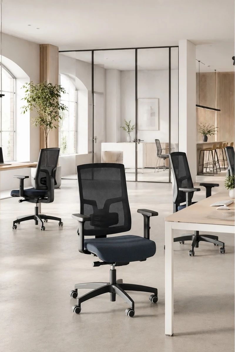 Fauteuil Ergonomique Kiku Black Mesh