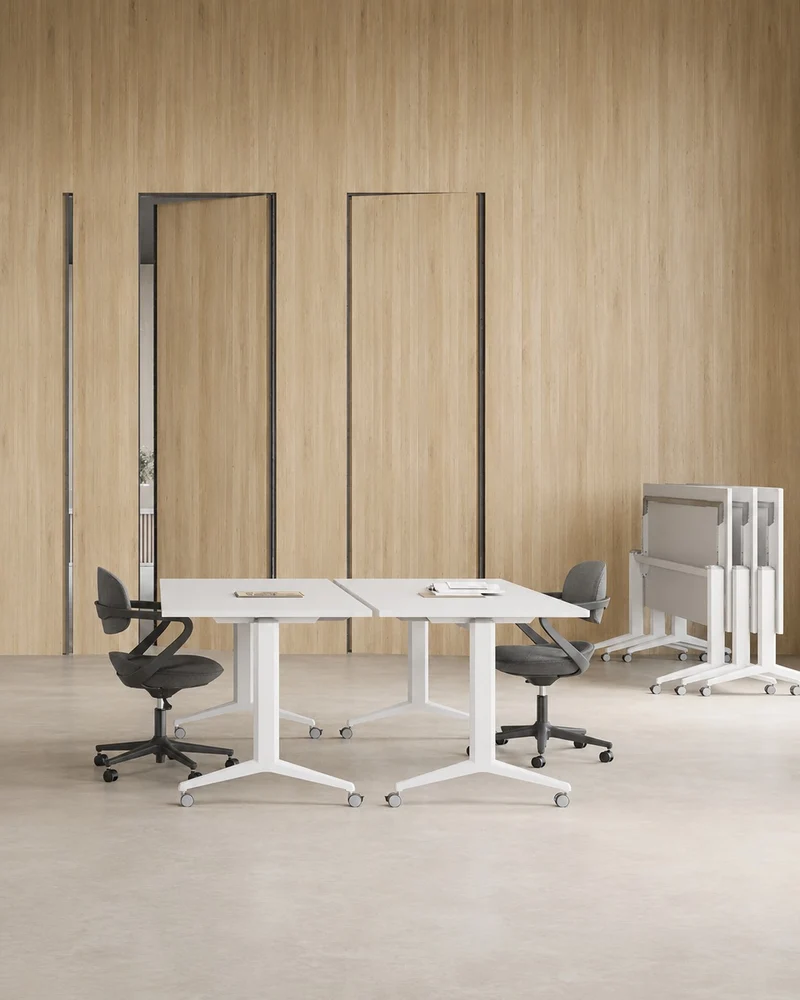 Table Abattante Flex sur Roulettes