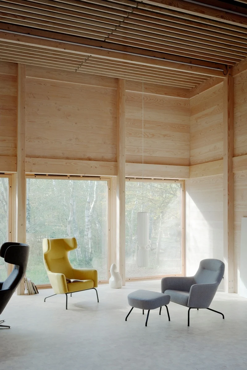 Fauteuil lounge Havana haut dossier - Design Busk+Hertzog