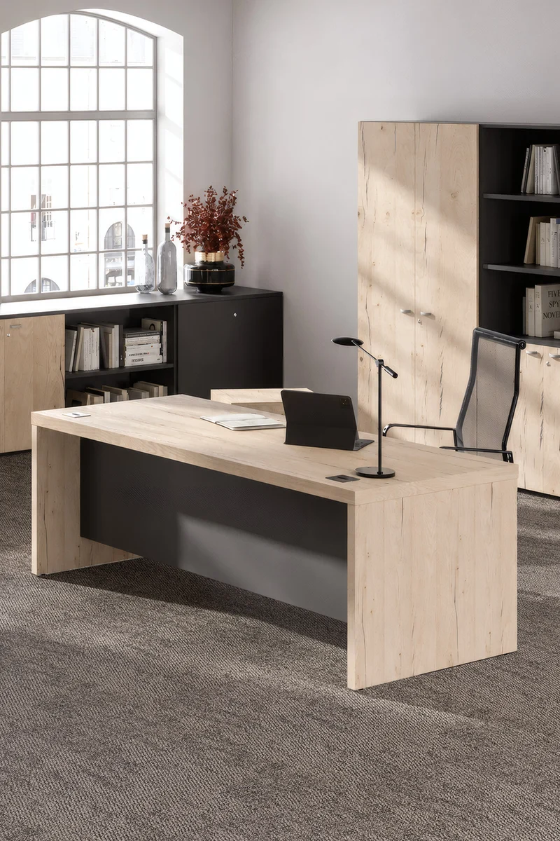Bureau de Direction AUREA avec Pieds panneaux