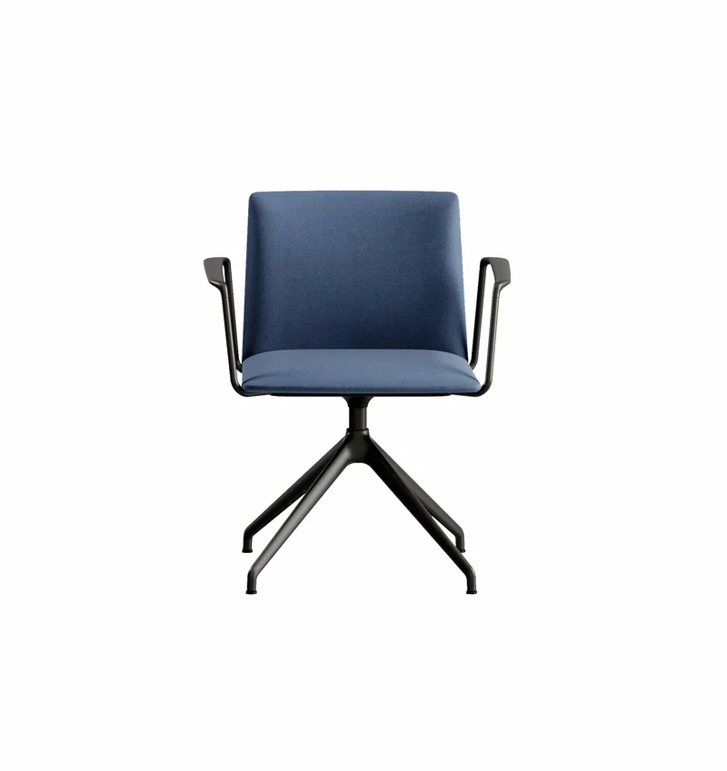 Chaise Stamp 4 pieds pivotant
