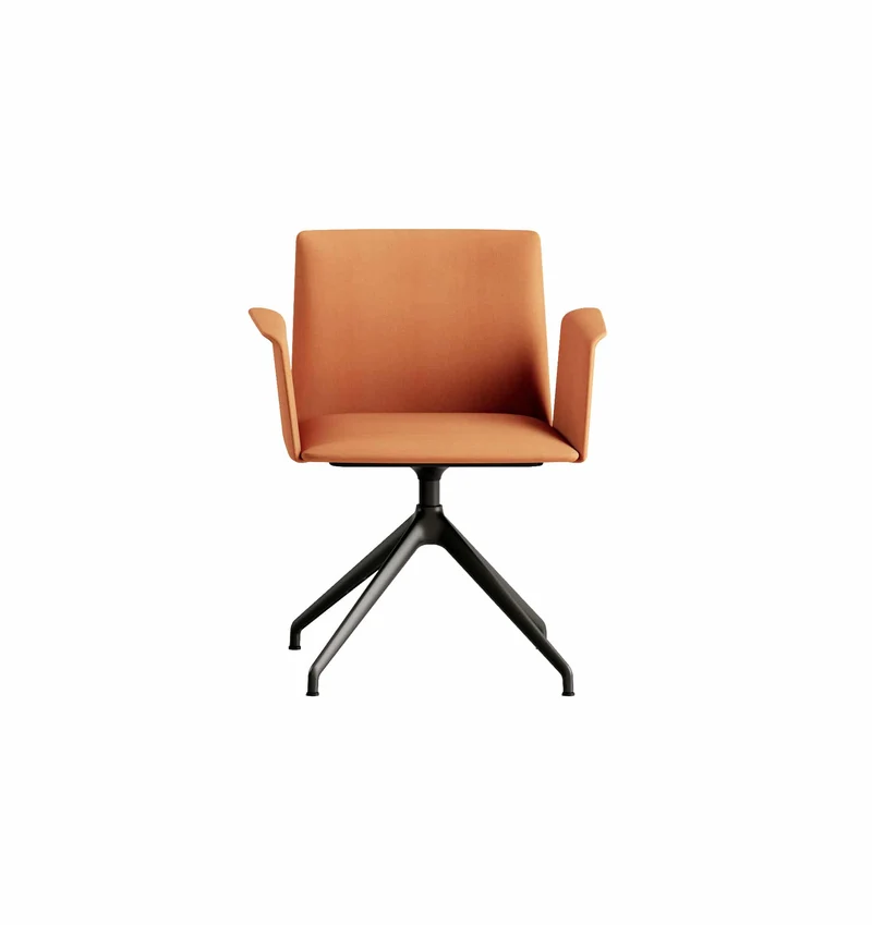 Chaise Stamp 4 pieds pivotant