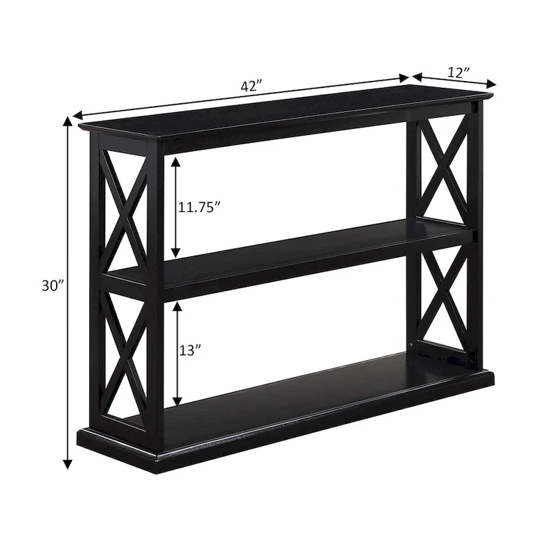 Table de contrôle avec étagères