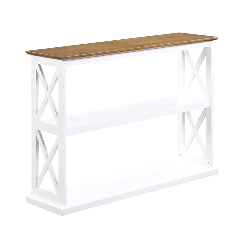 Table de contrôle avec étagères