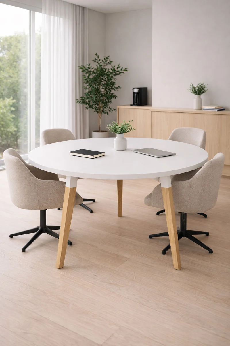 Table Réunion Ronde Oslo 2 à 6 pers Ø80 à 120
