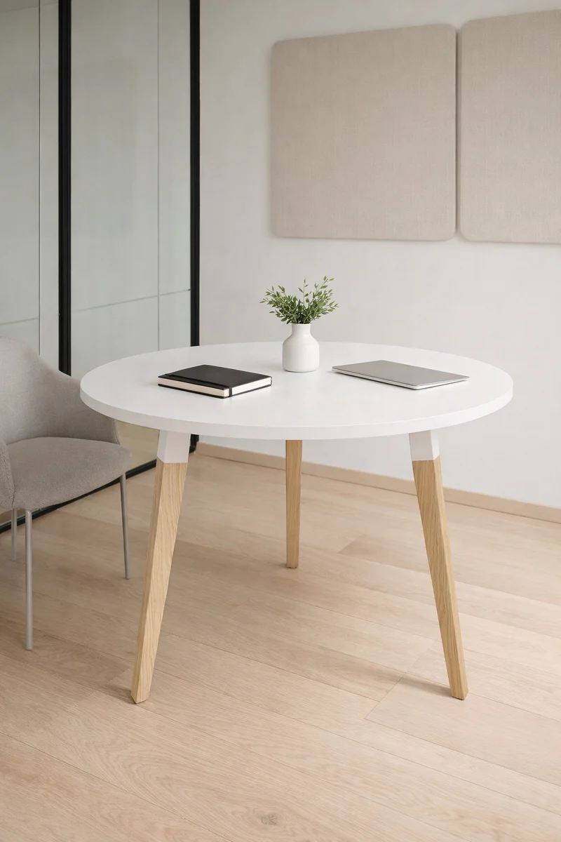 Table Réunion Ronde Oslo 2 à 6 pers Ø80 à 120
