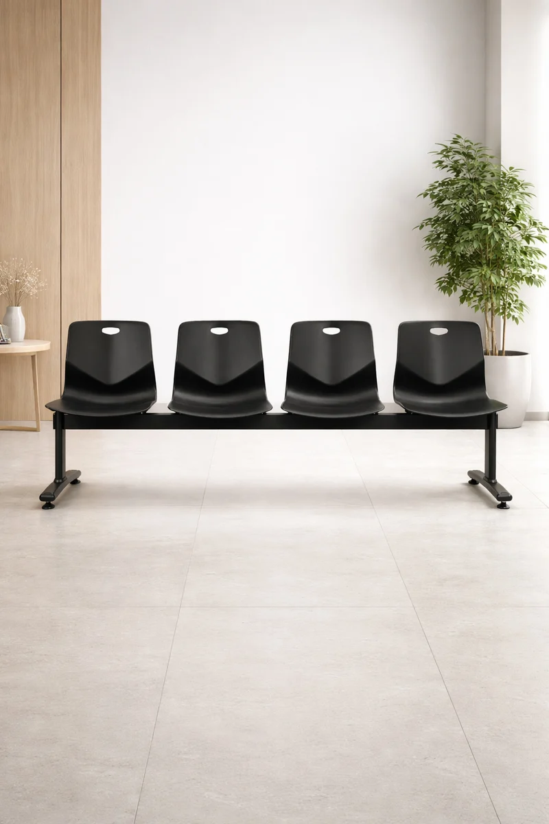 Banc Accueil Modulo 4 Places - Siège sur Poutre