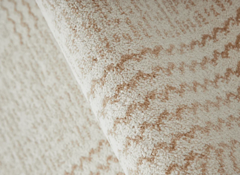 Tapis texturé beige foncé 200 x 290 cm KAIA